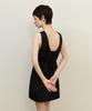 Lady Volume Torchon Lace Dress_Black