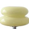 Glass Macaron Table Lamp Kids Bedside Lamp USB Three Color Dimmable Table Lamps for Bedroom Beige