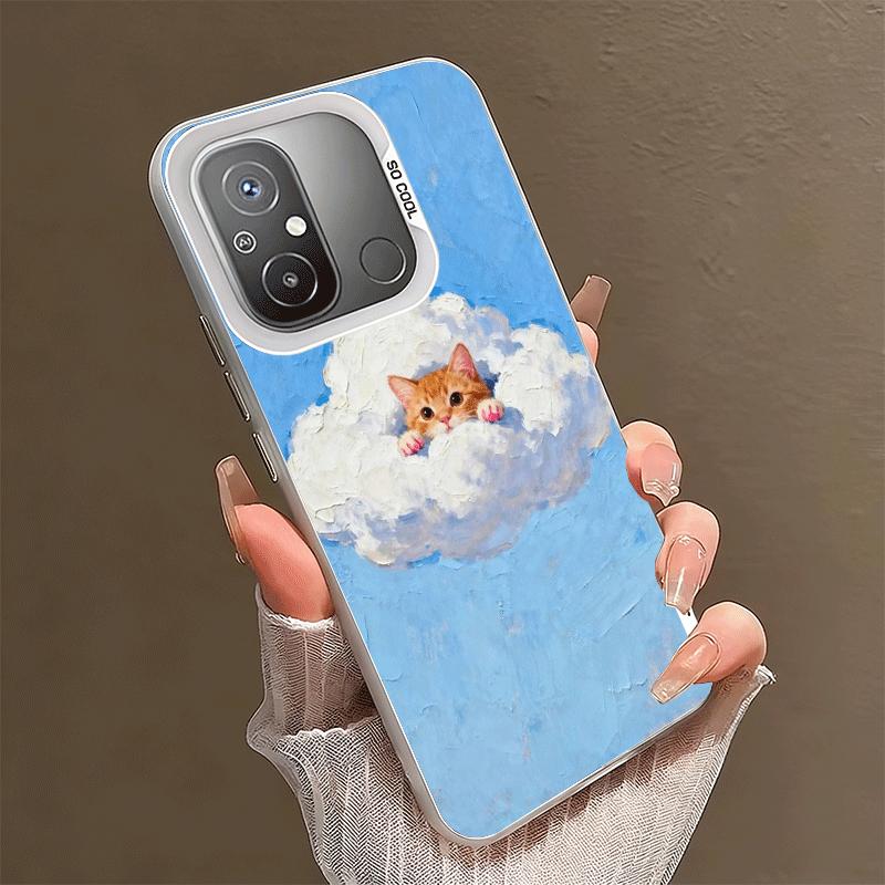 Katze Niedliches Kätzchen Cartoon Stoßfeste Handyhülle für Xiaomi Poco X7 X6 X5 X3 Pro F7 Ultra M8 Redmi 15C 15 14C 13C 12C 10C 13 12 10