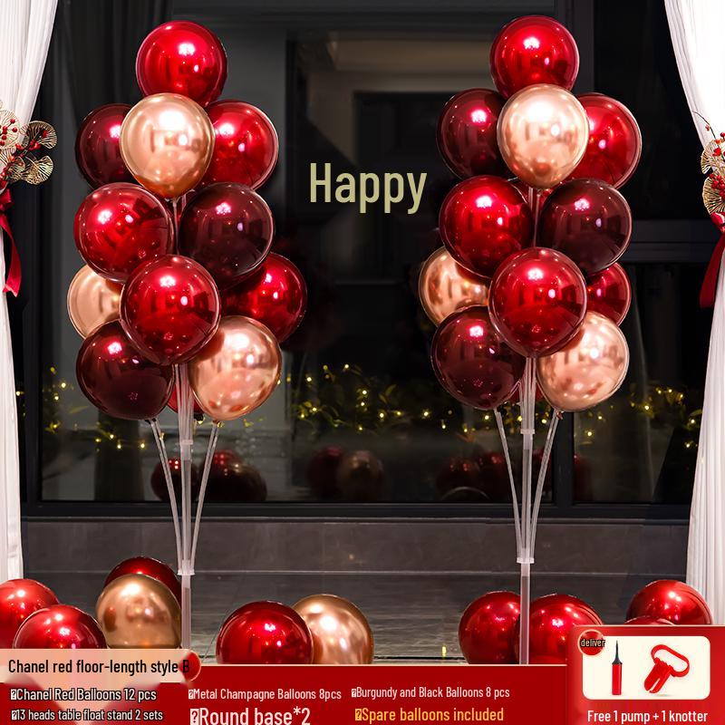 Wedding and Engagement Balloon Floor Decoration Set