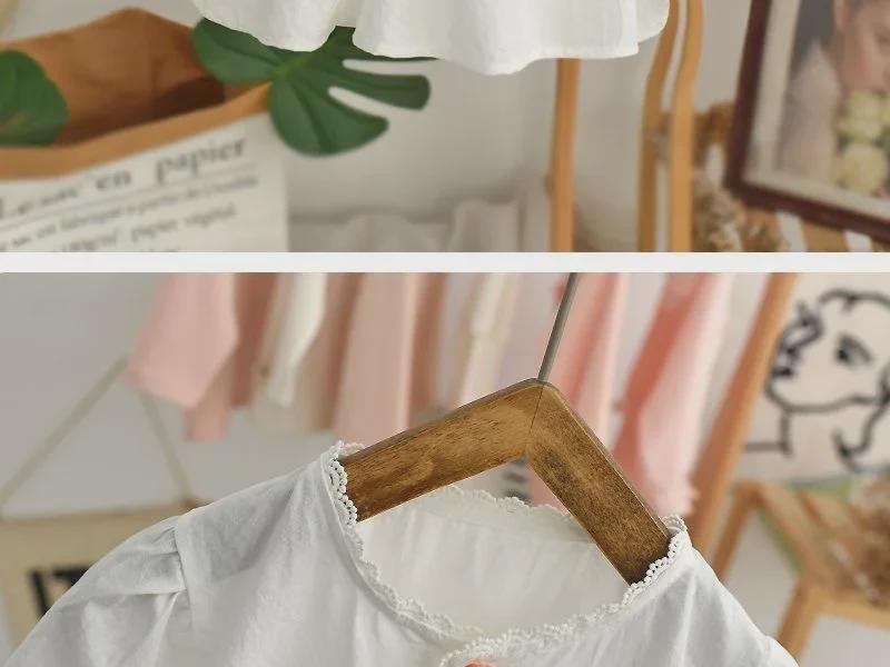 Spring 2023 Stylish Long Sleeve Baby Doll Shirt - Korean Style for Girls