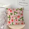 S-strawberry Cute Kawaii Cushion Cover Inches Farmhouse Decor Home Throw Pillow Covers For Couch Decorations