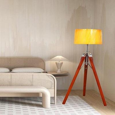 Shade Is Not Include Wooden Italian Crafter Antique Standing