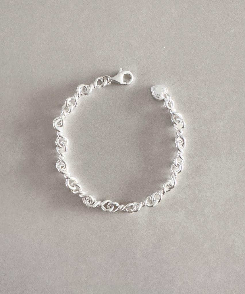 Code.H (Silver 925) Twist Bold Bracelet