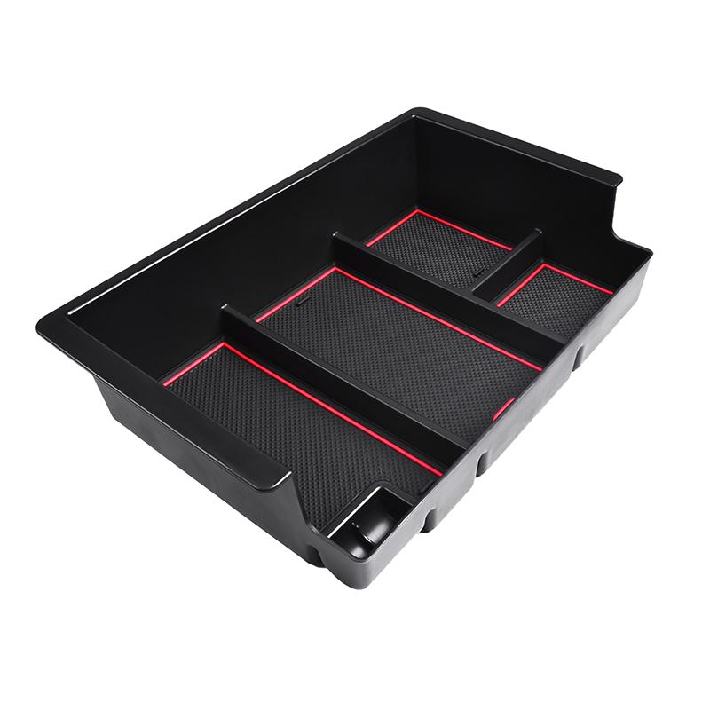 Center Console Organizer Tray for Chevy Silverado/GMC Sierra 2014-2018 and Tahoe Suburban/Yukon 2015-2020 Armrest Storage Box