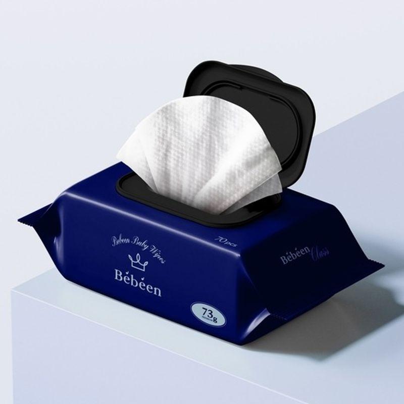 Bebeen Bebeang 73gsm Class Baby Wet Wipes with Caps, 70 Sheets, 20 Packs