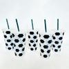 10Pcs Soccer Cup Collection Dishwasher Safe and Portable Drinkware for Picnics Travel and Home Decoration