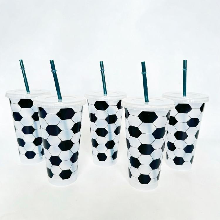 10Pcs Soccer Cup Collection Dishwasher Safe and Portable Drinkware for Picnics Travel and Home Decoration