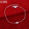 925 Sterling Silver Fashion Gift Round Bracelet Wedding Jewelry