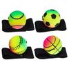 Wrist Return Hand Ball Rubber Rebounds Ball With Rope Stress Relief Toy for Enhancing Grip Strength and Reducing Anxiety