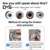 Stripped Screw Extractor Set Easy To Use Multifunctional Handle Broken Screw Removal Tool Bolt Extractor Kit