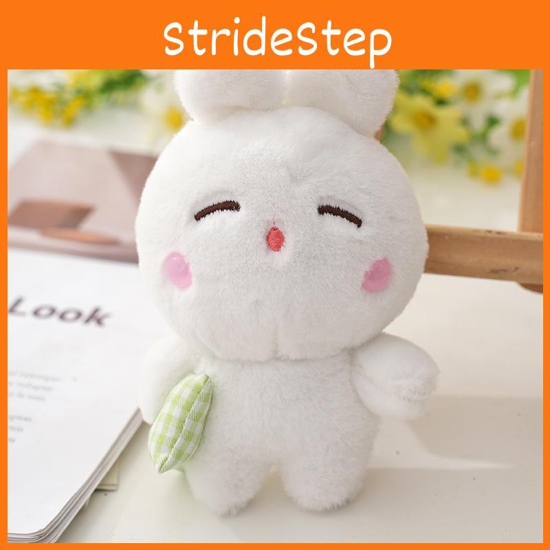 Cute Long Plush Bunny And Bear Keychain Adorable Cartoon Animal Stuffed Toy