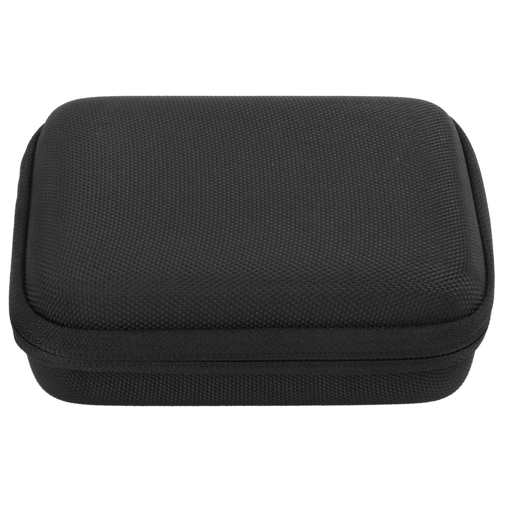 Guitar Pick Holder Case EVA Waterproof Picks Storage Bag for Capo Strings Shoulder StrapsBlack