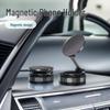 Support de téléphone magnétique rotatif pliable pour voiture avec ventouse pour console centrale ou tableau de bord de navigation