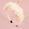 Fashion Chiffon Flower Headbands Plastic Teeth Hairbands Baby Girls Headbands Children Kids Floral Hairband Hair Accessories Set