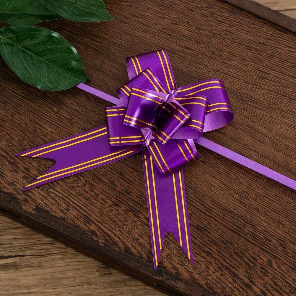 10Pcs Bowknots Ribbons For Gift Wrappers Wedding Birthday Party Pull Bow Knot Ribbon Christmas Gift Wrapping Ribbons Decoration