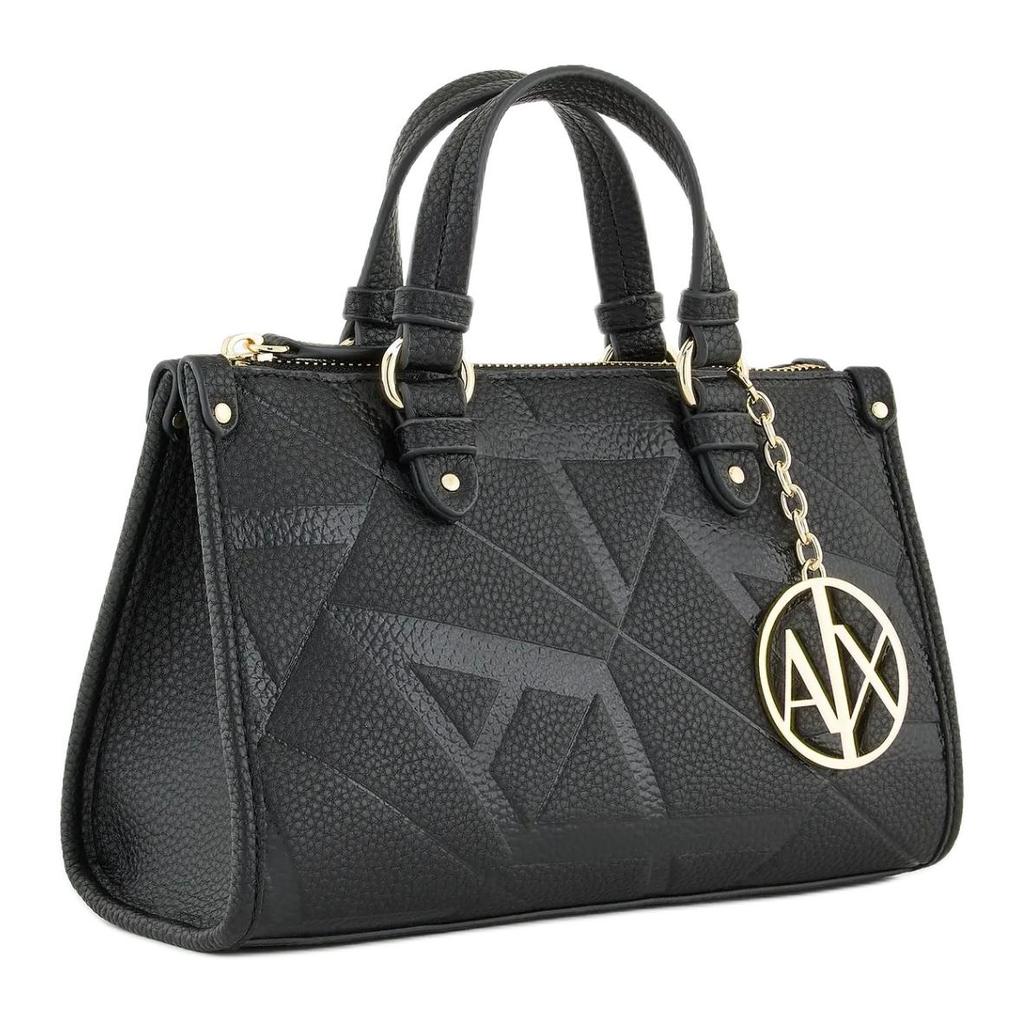 New ARMANI EXCHANGEAE Polyester Tote Bag, Shopping Bag, Handbag Women's Black 949187-4F784-19921