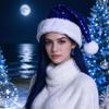 Double Layer Sequin Santa Cap Soft Festive Hat Gifts Sequin Christmas Hat  Family Gatherings