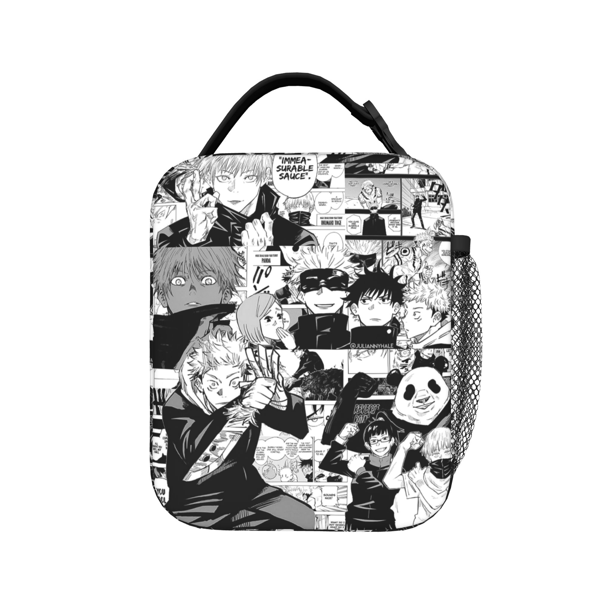 Anime Geïsoleerde Lunchtas Draagbare Jujutsu Kaisens Anime Maaltijdcontainer Thermische Tas Tote Lunchbox Voedsel Handtassen One Size
