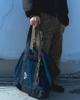 Karactor Vintage Denim Tote Bag / Canvas Indigo