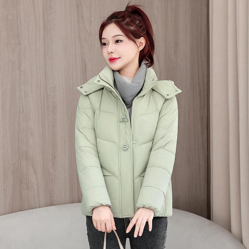 Women's Winter Hooded Thickened Oversized Short Down Jacket