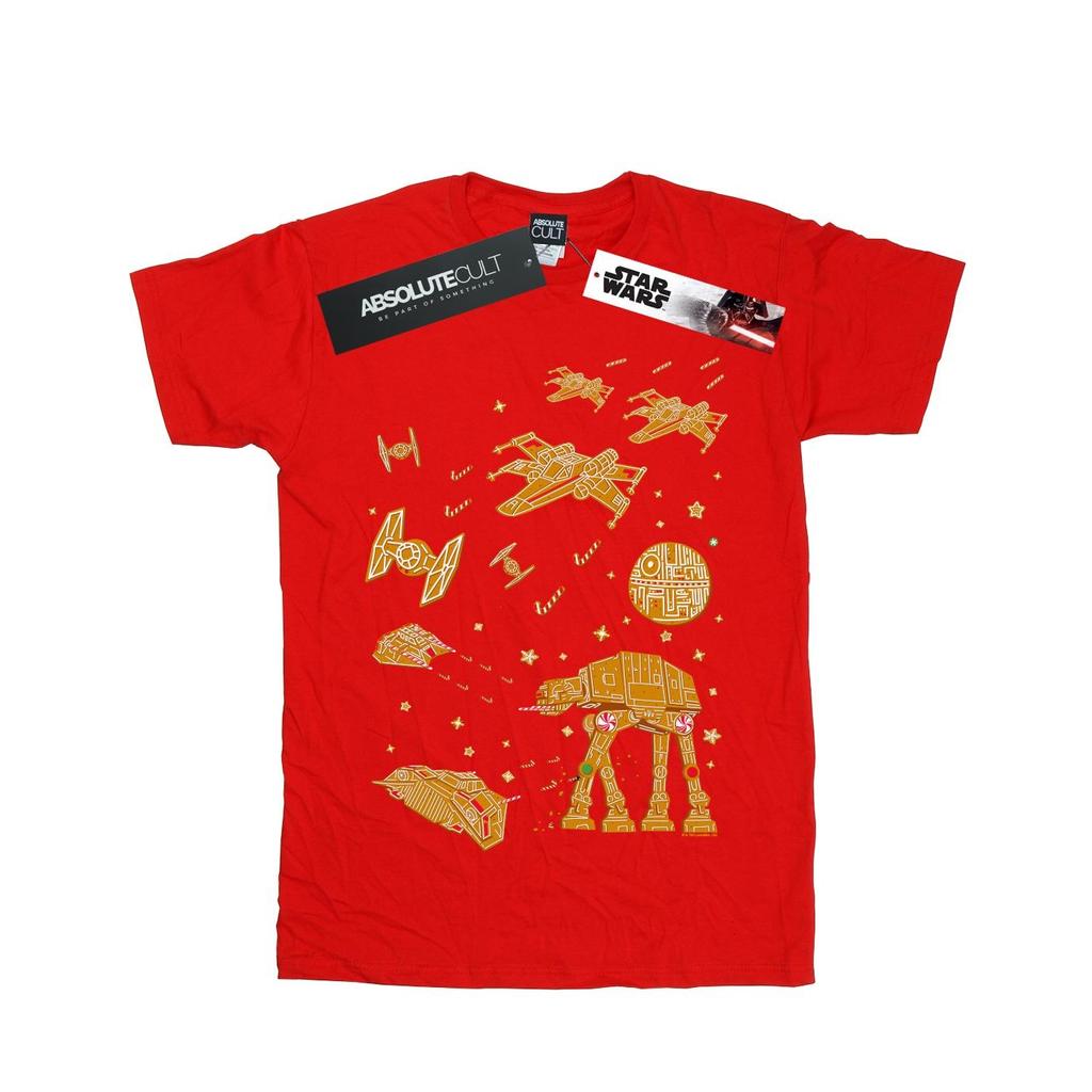 STAR WARS Mens Gingerbread Battle T-Shirt