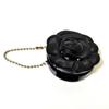Portable Camellia Mini Lip Balm Container Case Empty Bottle Keychain