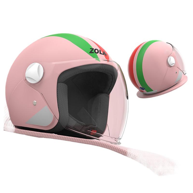 Winter Helmet Belt Scarf Electric Car Helmet Men and Women Universal Cat Ear Helmet Hard Hat