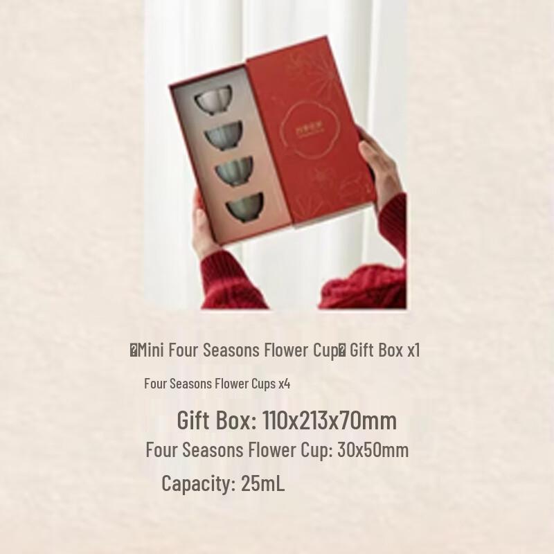 Ru Kiln Four Glaze Master Teacup Set