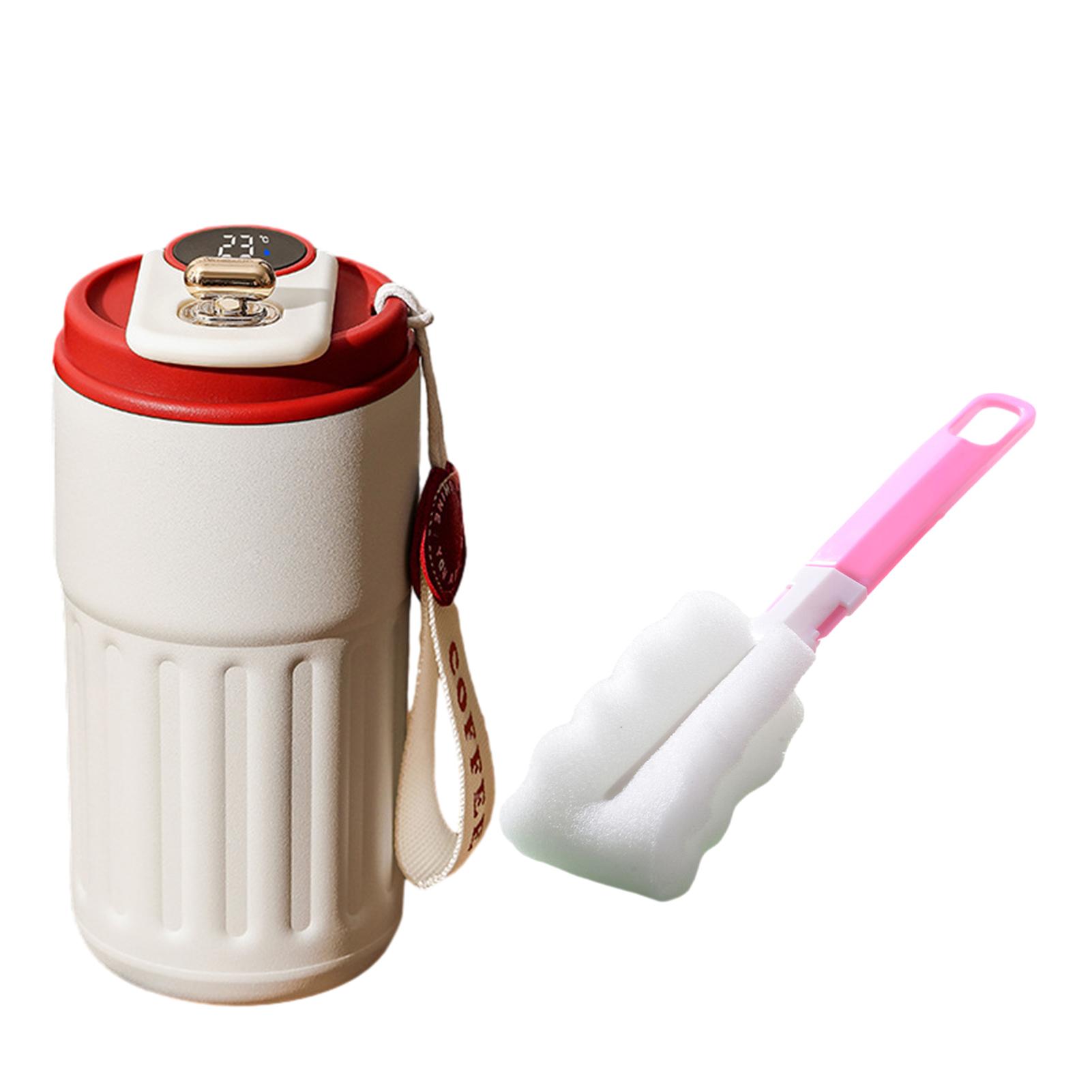 

Nice 450ML Stainless Steel Coffee Cup Digital Display Travel Thermal Mug Leak-Proof Thermos Bottle Mug Vacuum Flask Insulated Cups