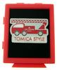 Tomica Style Pins Art Ladder File Truck TOMICA STYLE PINS ART Ladder File Truck