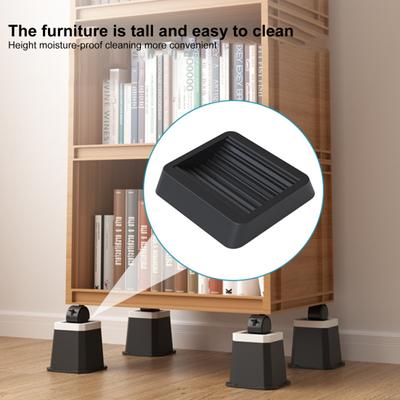 4 Teile/satz Stuhl Befestigung Pads Verdickt Feste Möbel Caster Cups Praktische Nut Rad Stopper für Hause
