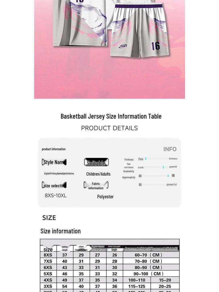 Miling Basketball Uniform Set