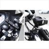 Universal Black Cnc Motorbike Handlebar Fork Mount Headlight Mobile Phone Stand