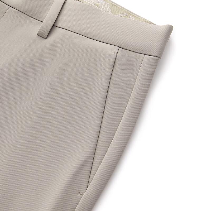 Qipai Men's Four-Way Stretch Business Casual Straight-Leg Pants