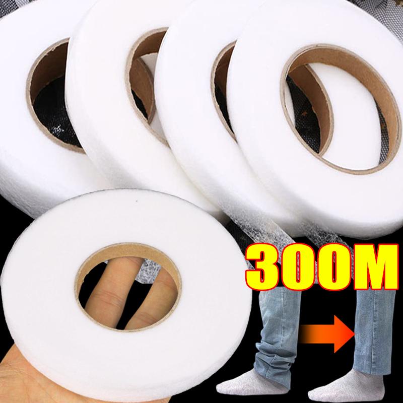 Non-woven Adhesive Hem Tape Double-side Interlining Pant Edge Shorten Hemming Tapes DIY Clothes Pants Jeans Iron Sewing Fabric