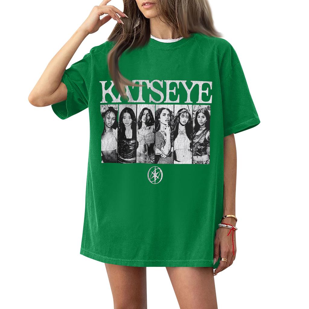 Women's Round Neck Printed Short-sleeved T-shirt Top