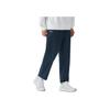 Mizuno Solid Color Loose Straight Leg Woven Casual Pants Men Bottoms Navy-Blue D2CF31H1-15