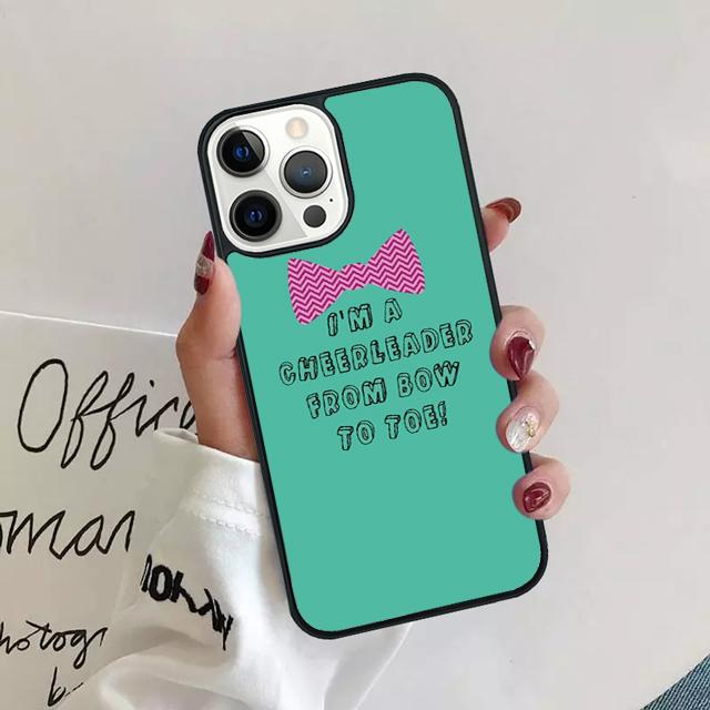 

Чехол для телефона с цитатой для чирлидера Cheer Bow For iPhone 17 Air 16 15 14 Plus apple 16 11 12 13 Pro Ma coque iPhone 13