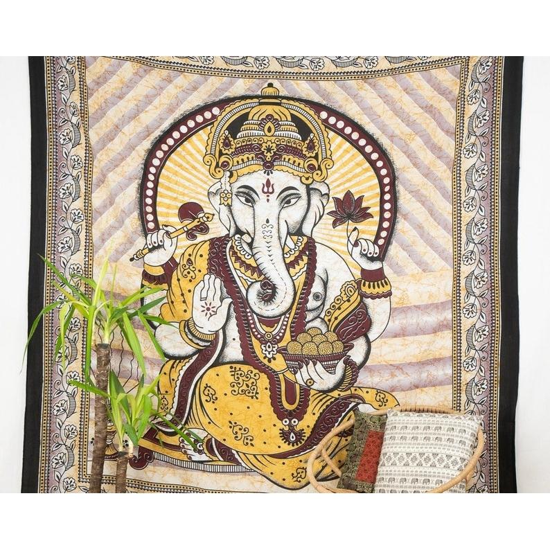 Ganesha tapestry 75x100 чёрный