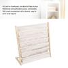 FDIT Standing Children\'s Book School Wooden Book Shelf, Baby Rding Rack & Storage Shelf for Ages 3+, Safe Pine & Cotton  , Space Saving Nursery