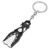 PVC   Diving Theme Key   Unique Short Flipper Shape Keychain Fin Key  Gift