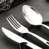 3Pcs/Set Portable Stainless Steel Tableware Fold Knife Utensil Spoon Set Spoon