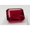 Natural Red Topaz Loose Gemstone Brazilian 40 Ct Emerald Cut for Jewelry Making and Gem Collections