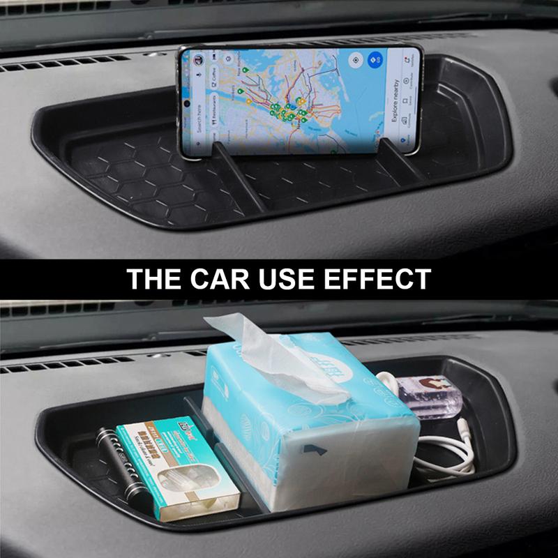 Car Dashboard Storage Tray for Nissan Frontier  + Center Console Box Organizer Central Phone Stand Inner Accessories