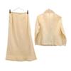 Burberry Sanyo Shokai Skirt Suit Setup Top: 40/Bottom: 38 Beige Women Used