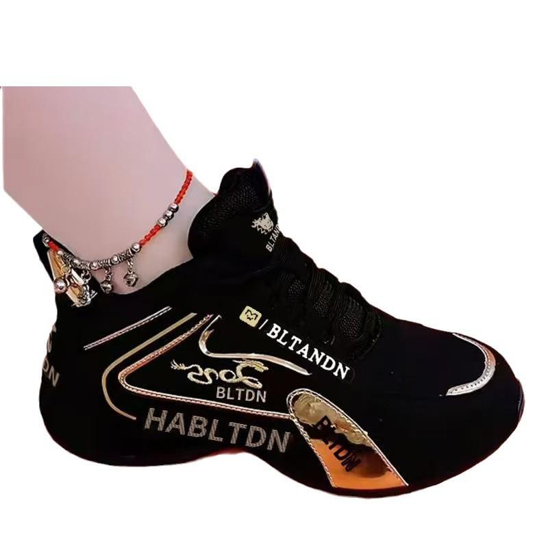 Fritidssko herresko par sportssko reisesko damesko allsidig mote studenttrend lær pappa-sko