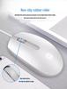M10 Universal Wired Mechanical USB Mouse for Office, Home, Desktop, Laptop, Gaming - Frosted Design