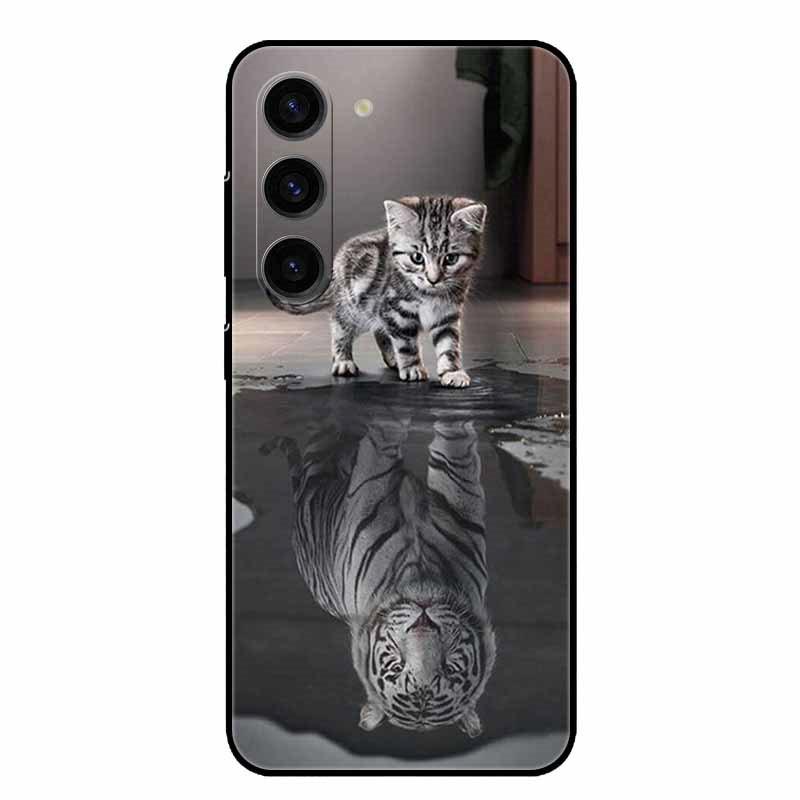 For Samsung Galaxy A56 5G Case Cute Cartoon Soft TPU Silicone Cover for Galaxy A26 / A36 / A 56 Phone Cases A 26 36 Black Coques