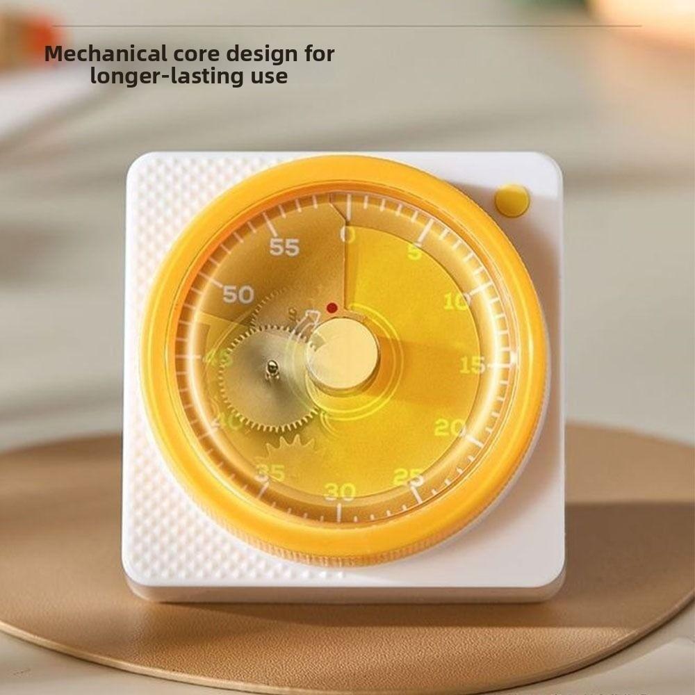Countdown Reminder Mechanical Visual Timer Self-discipline Magnetic Kitchen Timer Power Free Time Management